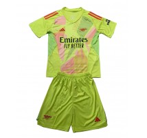 Arsenal Bramkarskie Koszulka Podstawowa dzieci 2024-25 Krótki Rękaw (+ krótkie spodenki)